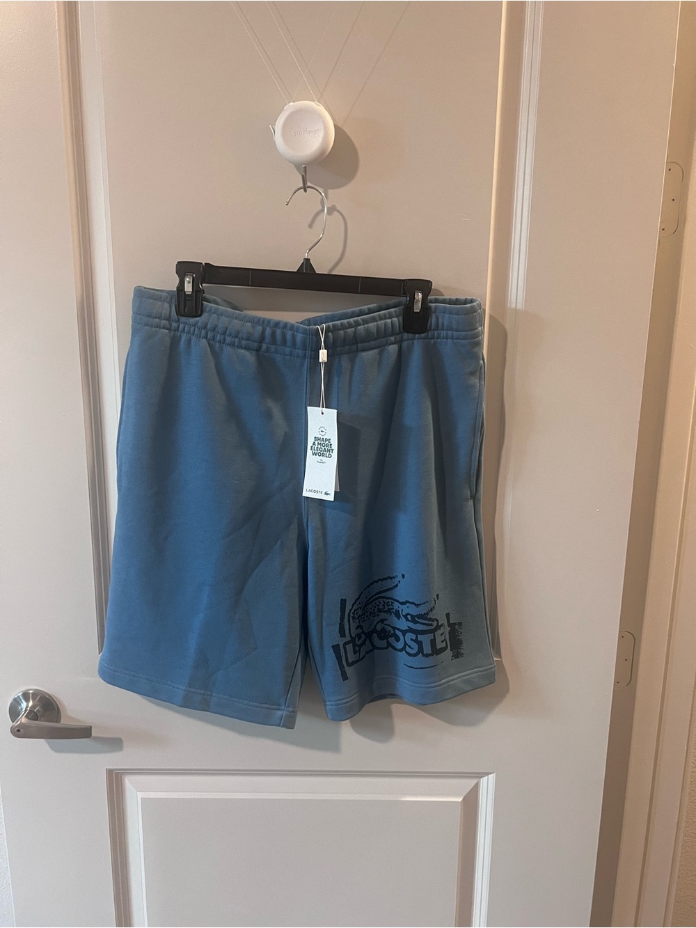 Lacoste Men's Dusty Blue  Cotton Shorts